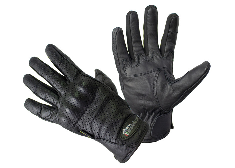 Cappa Racing Rukavice moto MASS CE dámské kožené krátké černé L