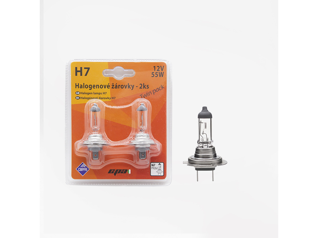 TECAR Autolampe H7 12 V 55 W, Halogen, Long Life, PX26d, 1 Stk.